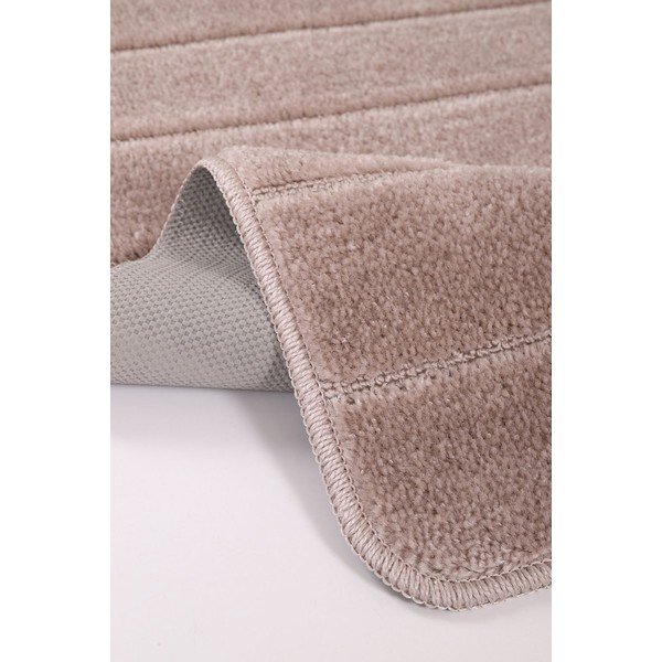 Hnedé kúpeľňové predložky v súprave 2 ks 50x80 cm Yeni Cizgli – Foutastic-image-3