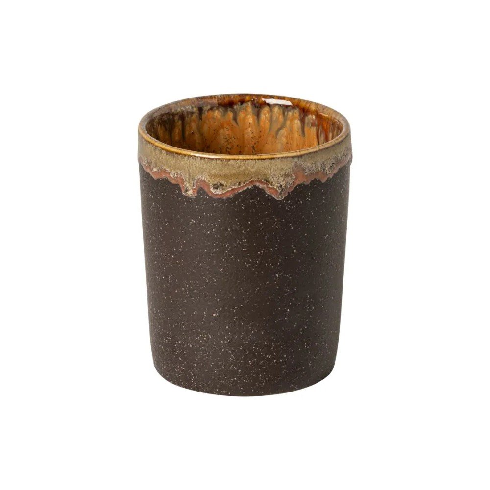 E-shop Hnedý kameninový téglik na zubné kefky Poterie Bath – Casafina