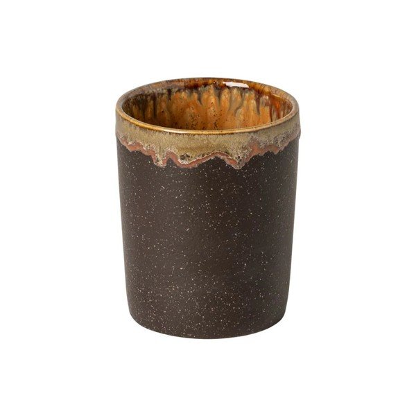 Hnedý kameninový téglik na zubné kefky Poterie Bath – Casafina