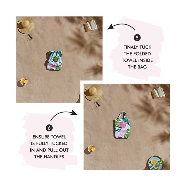 Plážová osuška 150x75 cm Tropical Palm - Catherine Lansfield-image-4