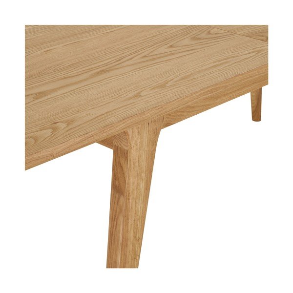 Rozkladací jedálenský stôl s prídavnou doskou v dekore duba 90x180 cm Darwin – House Nordic-image-3