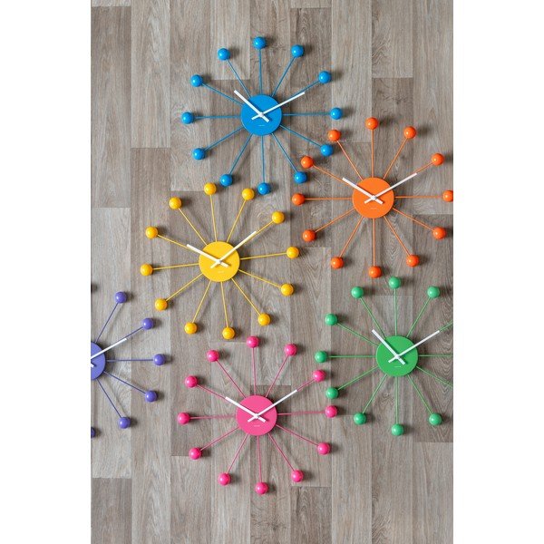 Nástenné hodiny ø 40 cm Funky Spider – Karlsson-image-2