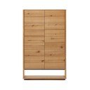 Skrinka v dekore duba v prírodnej farbe 100x163,5 cm Alguema – Kave Home