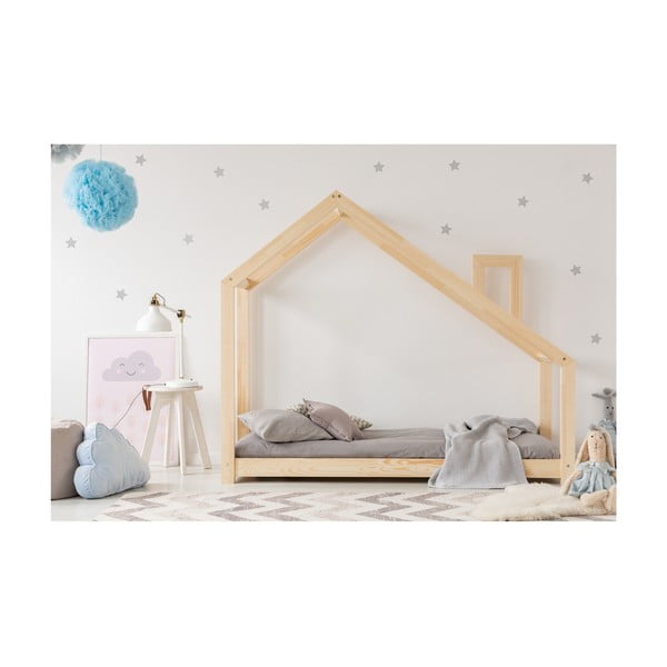 Domčeková posteľ z borovicového dreva Adeko Mila DMS, 140 x 200 cm-image-1