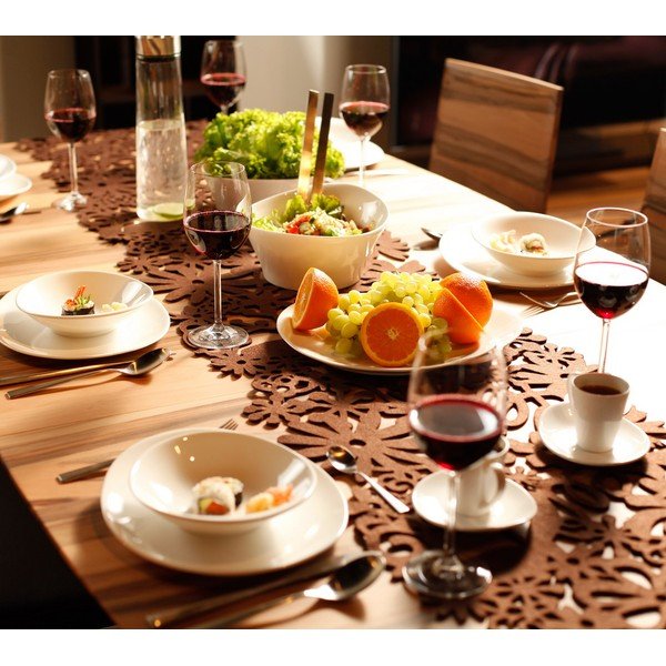 Vzorovaná sada tanierov a mís, 15dielna-image-2