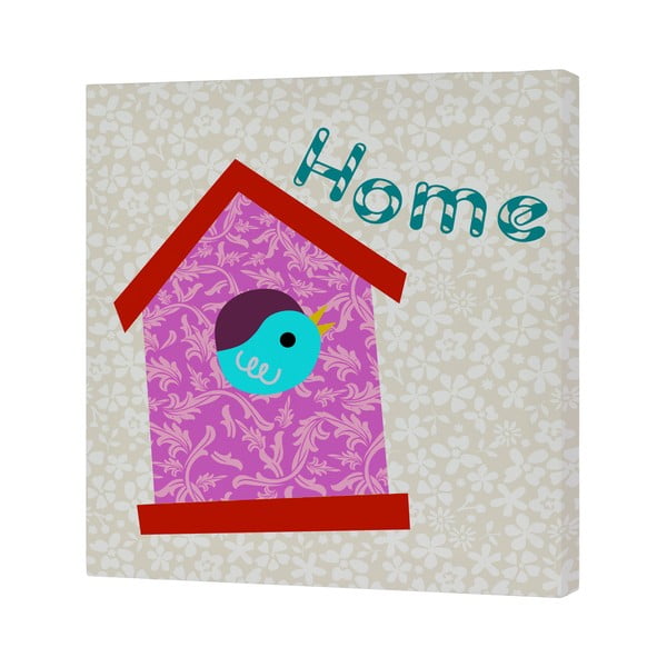 Nástenný obrázok Sweet Home Pink, 27 × 27 cm