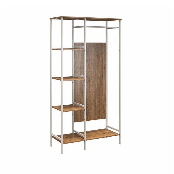 Šatníková skriňa v dekore orecha 95x180 cm Modine - Støraa-image-3