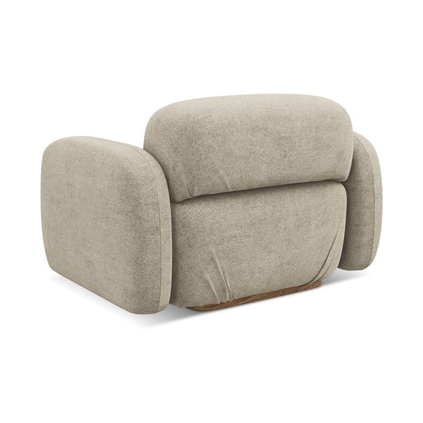 Béžový modul pohovky z textílie buklé Ailani – Makamii-image-3