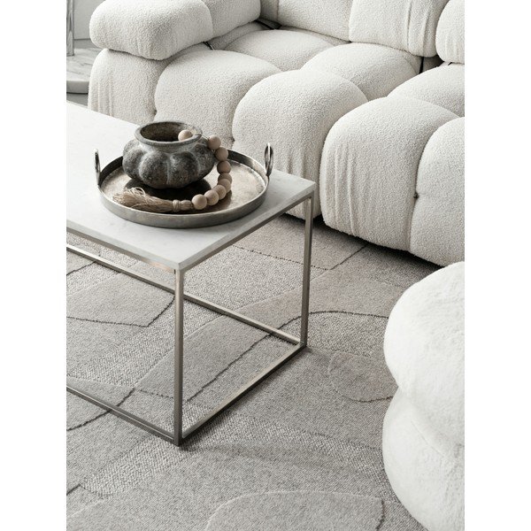 Svetlosivý vlnený koberec 200x300 cm Morphic Botanica – Agnella-image-4