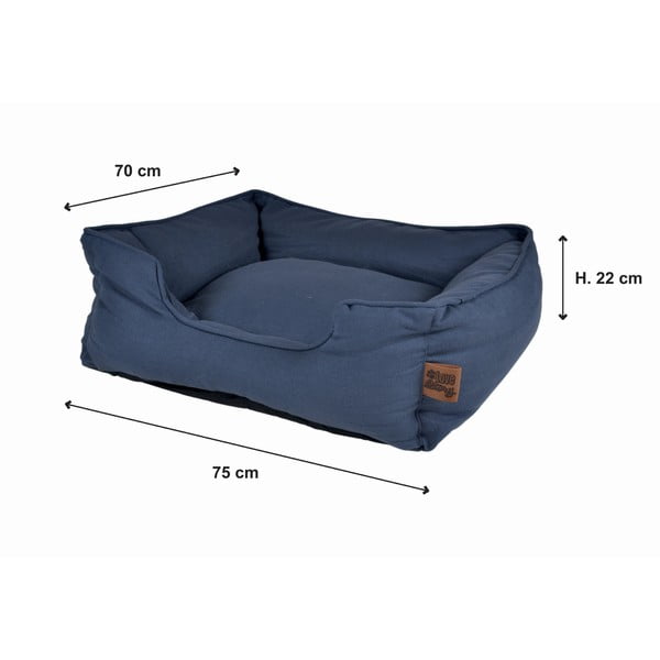 Modrý pelech pre psa 70x75 cm – Love Story-image-4