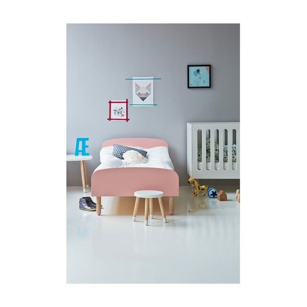 Biela detská postieľka Flexa Dots, 60 x 120 cm-image-2