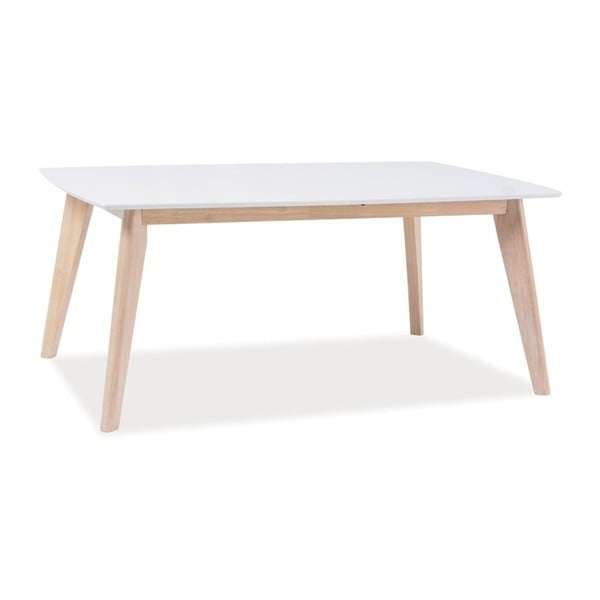 Jedálenský stôl s bielou doskou Signal Combo, dĺžka 110 cm