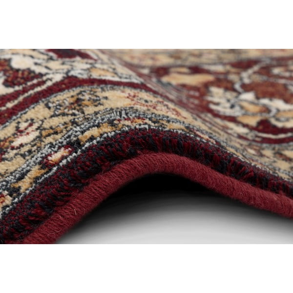 Červený vlnený koberec 133x180 cm Audrey - Agnella-image-2