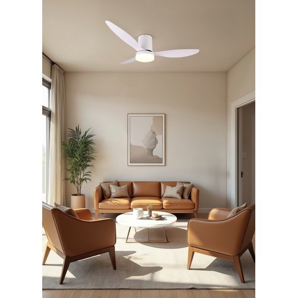 Matne biele LED stropné svietidlo ø 132 cm Göteborg – Reality-image-1