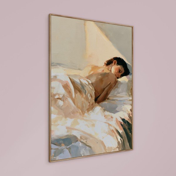 Tlačený obraz s rámom/na plátne 70x100 cm Dreamy Rays – Styler-image-2