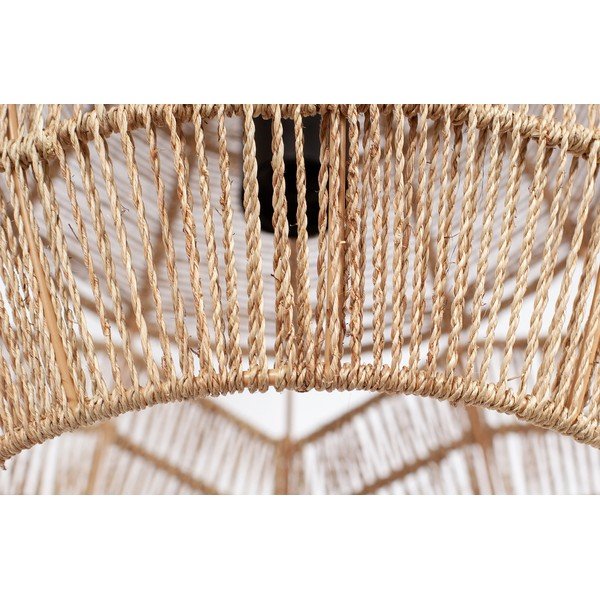 Závesné svietidlo v prírodnej farbe s tienidlom z papierového výpletu ø 25 cm Adelaide – WOOOD-image-1