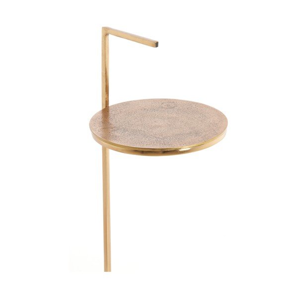 Okrúhly odkladací stolík s mramorovou doskou ø 26 cm Leda – Light & Living-image-4