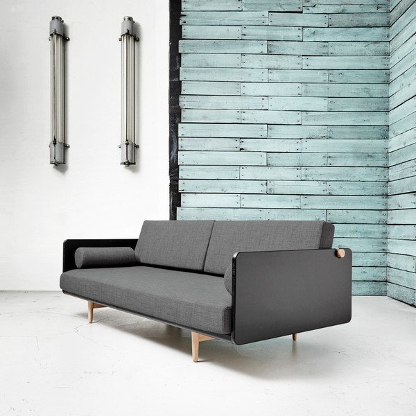 Variabilná pohovka Karup Deva Black/Raw Oak/Granite Grey-image-2