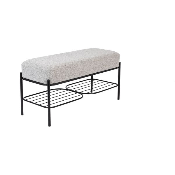 Svetlosivá lavica White Label Milou-image-2