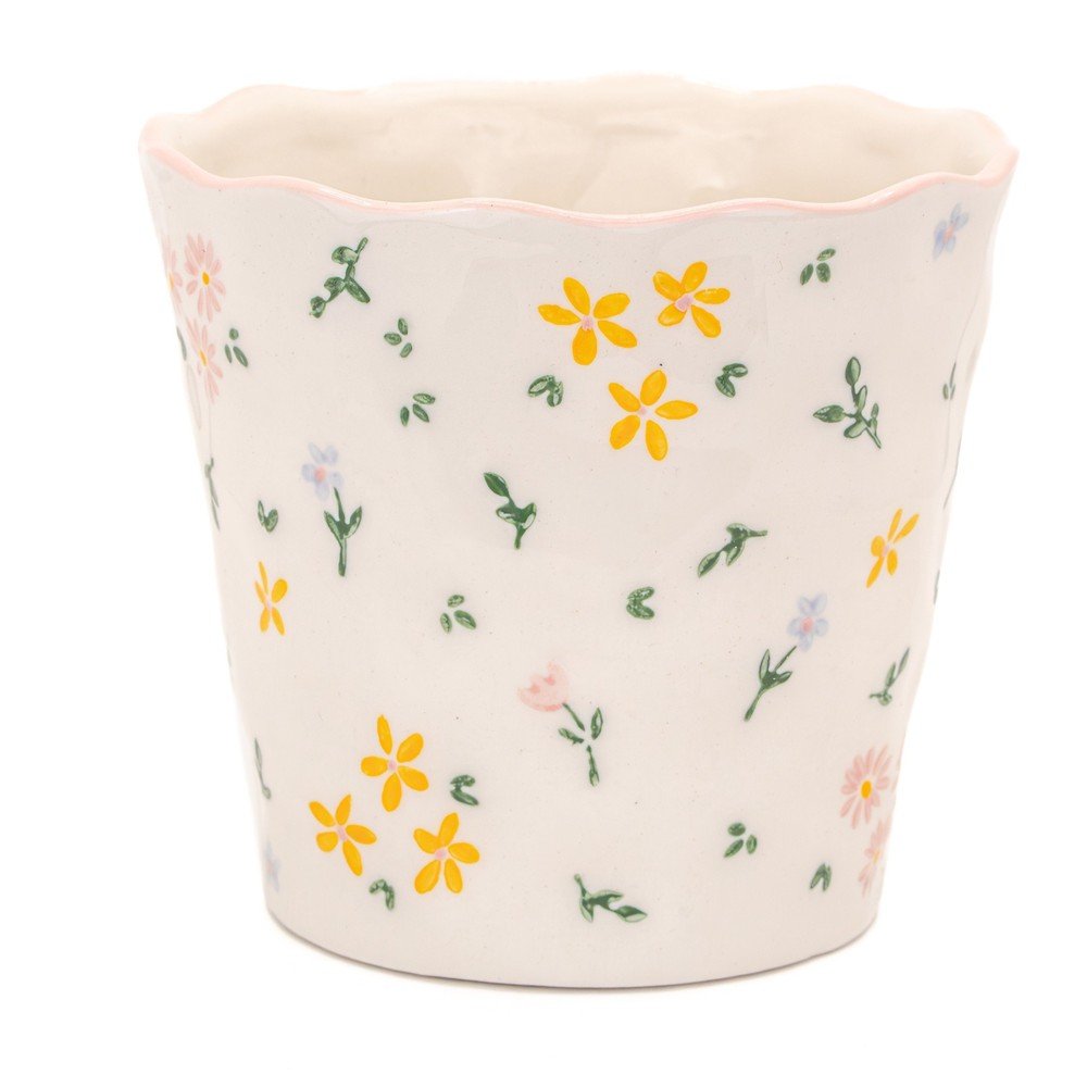 E-shop Kameninový obal na kvetináč ø 11 cm Ditsy Floral – Sass & Belle