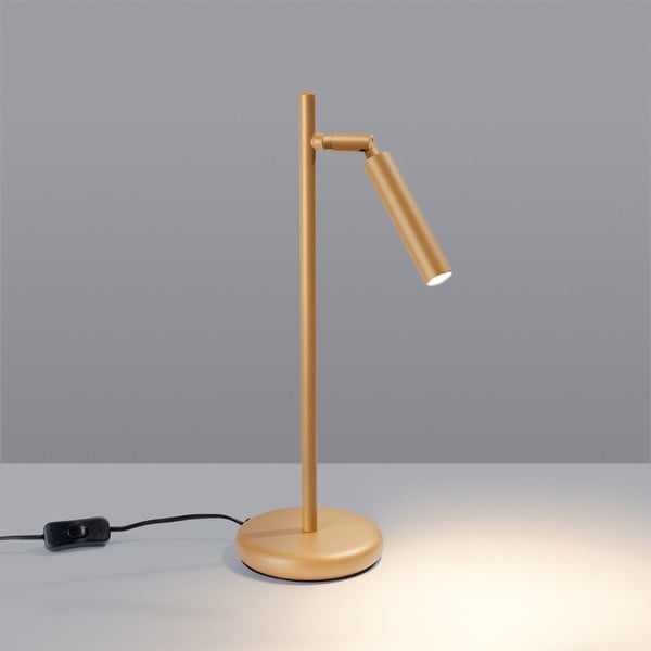 Stolová lampa v zlatej farbe (výška  43 cm) Fideus – Sollux-image-1