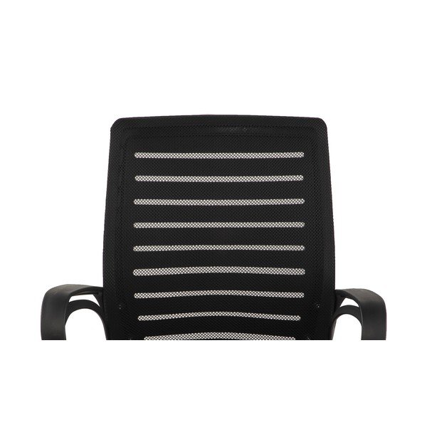 Čierna čalúnená kancelárska stolička Evon – Bonami Essentials-image-4