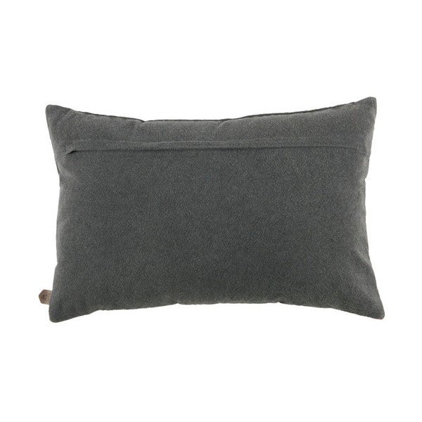 Sivý bavlnený vankúš BePureHome Guides, 40 × 60 cm-image-1