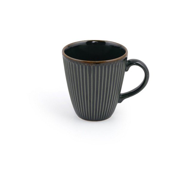 Tmavozelené keramické hrnčeky v súprave 6 ks 0.3 l – Hermia-image-3