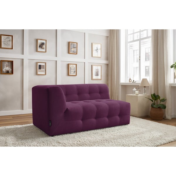Tmavofialový modul pohovky (ľavý roh) Kleber - Bobochic Paris-image-1