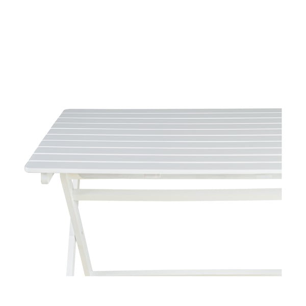 Biely záhradný stôl z akáciového dreva Bonami Essentials Natur, 114 x 88 cm-image-4