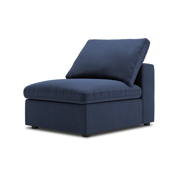 Tmavomodrá prostredná časť modulárnej menčestrovej pohovky Windsor & Co Sofas Galaxy-image-2