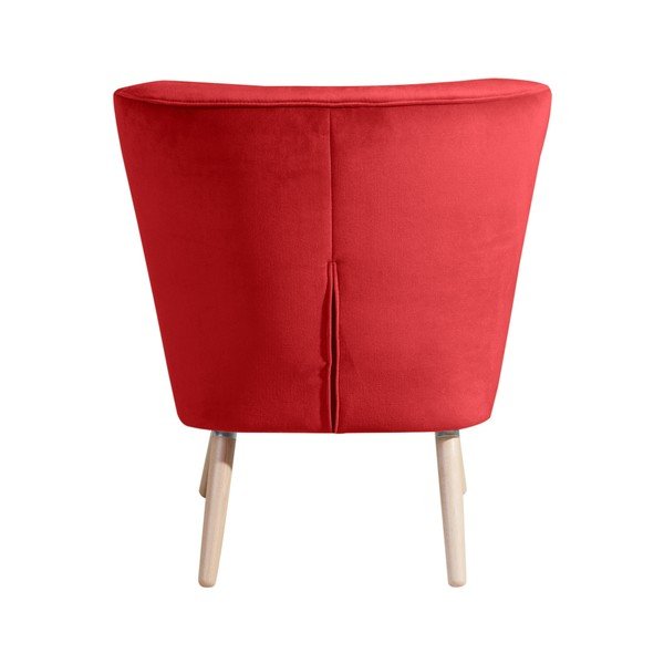 Červené kreslo Ma× Winzer Neele Velvet-image-4