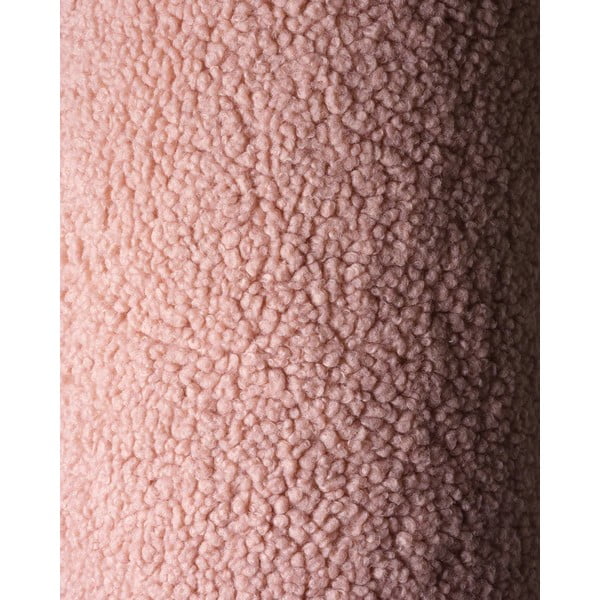 Ružový detský pohovkový vankúš z textílie buklé Teddy Pouch – Wigiwama-image-3