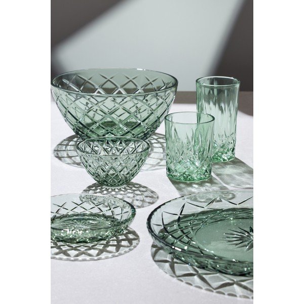 Zelené sklenené misky v súprave 4 ks 325 ml Sorrento – Lyngby Glas-image-1