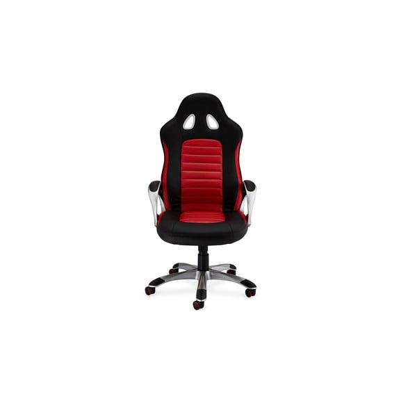 Červeno-čierna kancelárska stolička Furnhouse Speedy