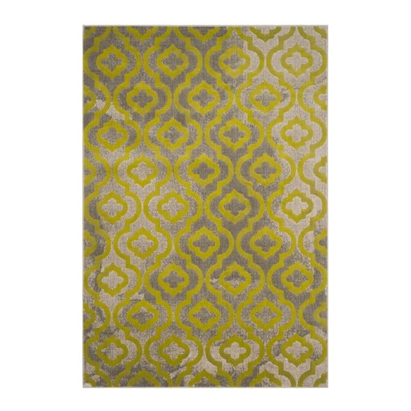 Zelený vysokoodolný koberec Floorita Evergreen, 92 x 152 cm