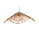 Závesné svietidlo v zlatej farbe s tienidlom z papierového výpletu ø 62 cm Sombra – Leitmotiv