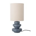 Modrá stolová lampa s textilným tienidlom (výška 51 cm) Fabiola – Bloomingville