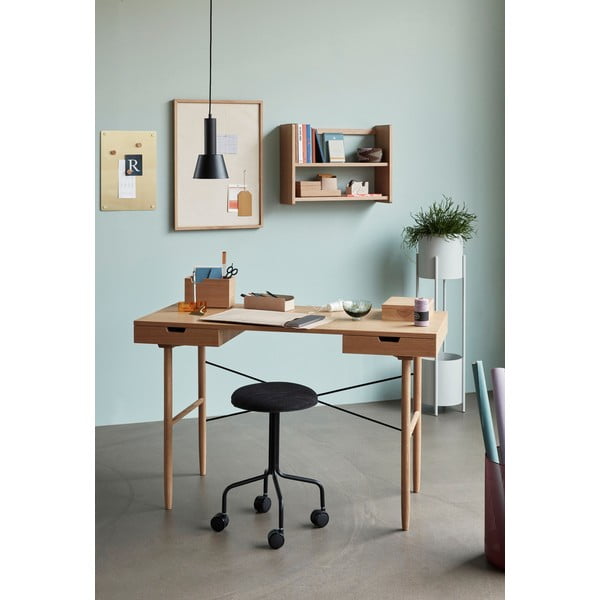 Biely kovový stojan na kvety Hübsch Stand, výška 1 m-image-1