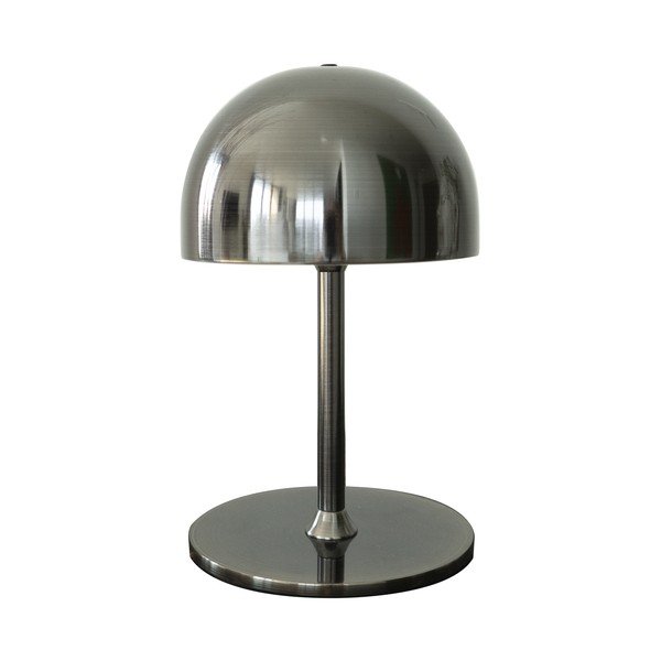 Tmavosivá LED stolová lampa na diaľkové ovládanie s kovovým tienidlom (výška 22 cm) Tim – Sirius