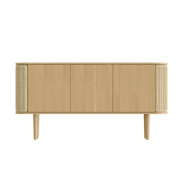 Nízka komoda v dekore duba v prírodnej farbe 150x75 cm Treasures – UMAGE-image-3