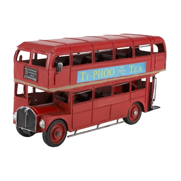 Červený dekoratívny autobus Mauro Ferretti Bus Londoner