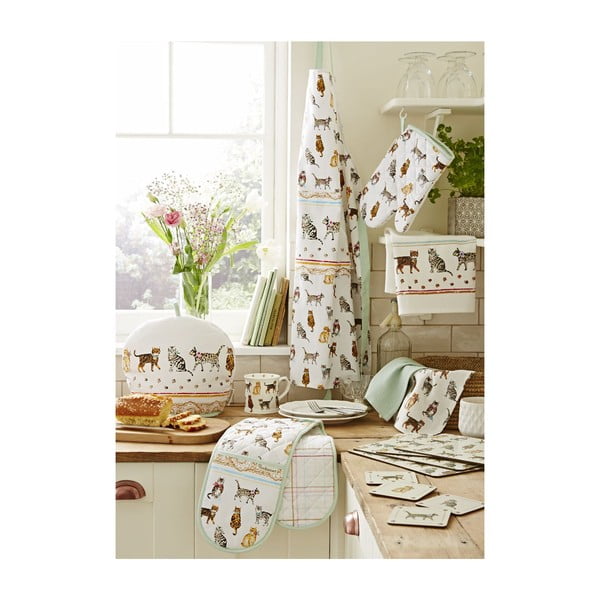 Sada 3 bavlnených utierok Cooksmart ® Cats on Parade-image-4