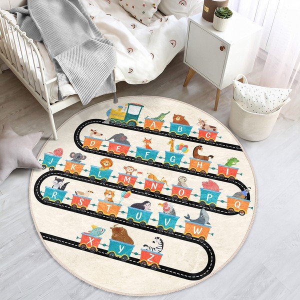 Detský koberec ø 120 cm Comfort – Mila Home-image-2
