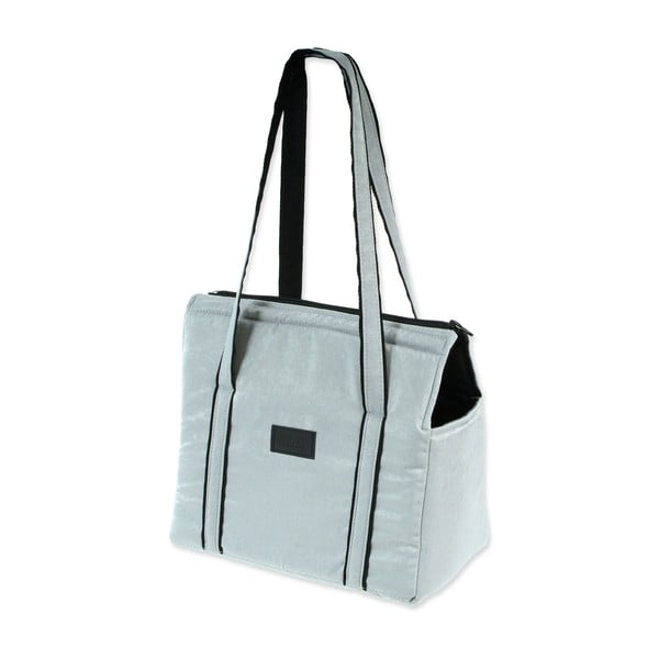 Svetlosivá prepravná taška pre psa Dog Fantasy Platinum – Plaček Pet Products