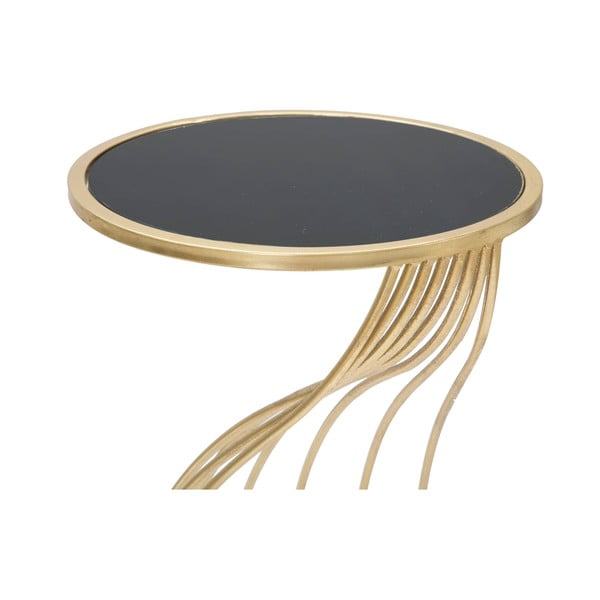 Okrúhly odkladací stolík so sklenenou doskou ø 35 cm Flush – Mauro Ferretti-image-4