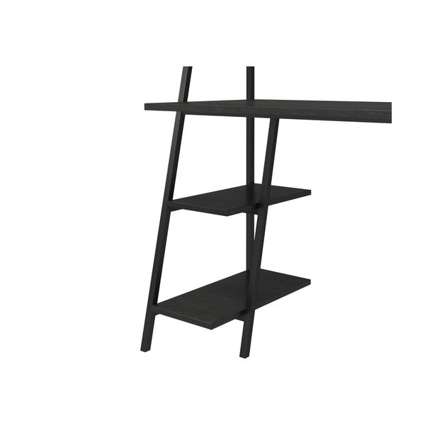 Pracovný stôl nástenný s doskou v dubovom dekore 51x111 cm Bushwick – Novogratz-image-3