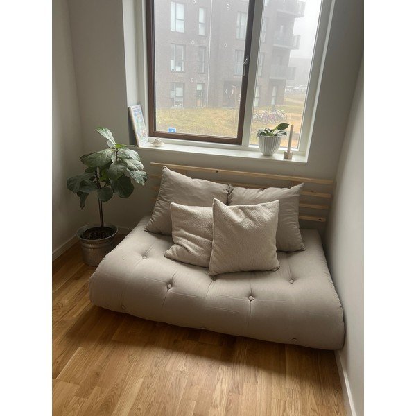 Rozkladacia pohovka s ľanovým poťahom Karup Design Shin Sano Natural/Linen-image-4