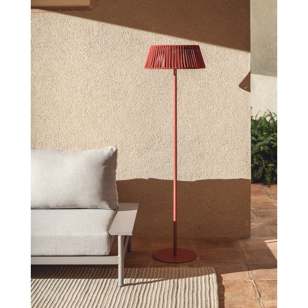 LED prenosné/stojacie vonkajšie svietidlo so solárnym panelom (výška  160 cm) Aldet – Kave Home-image-1