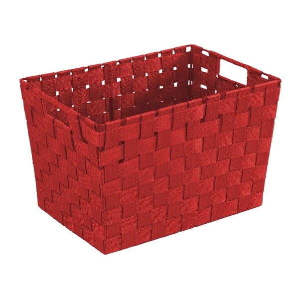 Červený košík Wenko Adria, 25,5 × 35 cm